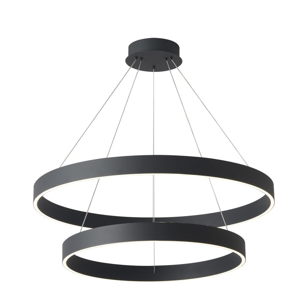 Люстра *60*5-155 см, *LED*123W, 3000-6000K, Crystal Lux Tron TRON SP123W LED BLACK, Черный