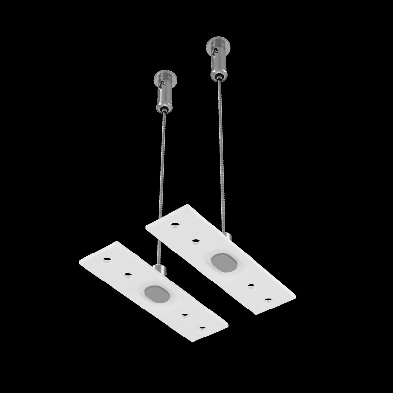 Подвес тросовый 2шт Exility белый 8*2,2*200 см, LED*W TRA034SW-2W Maytoni, Белый