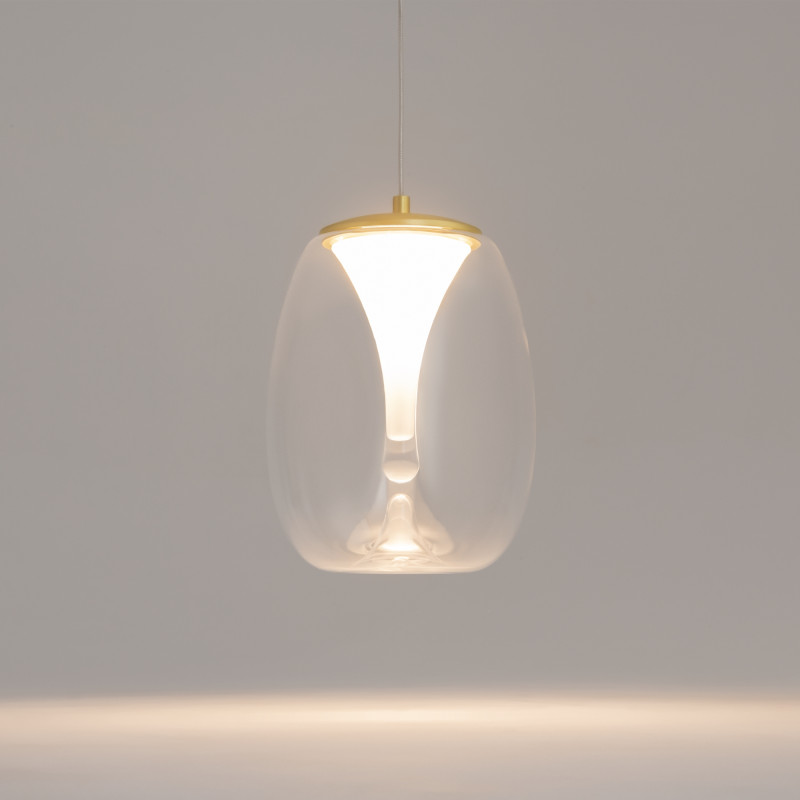 Подвесной светильник 20*20*333,1 см, LED, 7W, 3000К, Maytoni SPLASH MOD282PL-L8G3K1 золотой