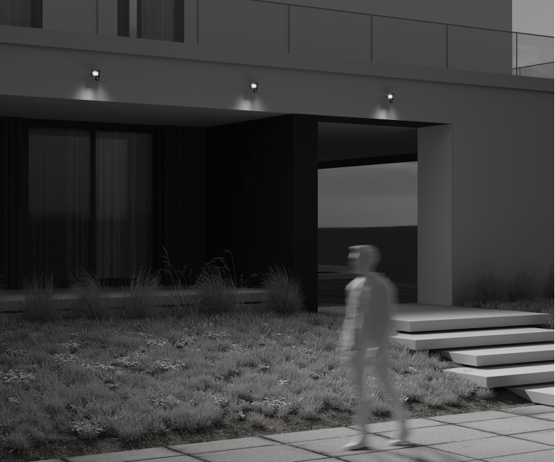 Прожектор 11 см, 10W, 4000K, Maytoni Flood FL001-L10B4KSR, черный