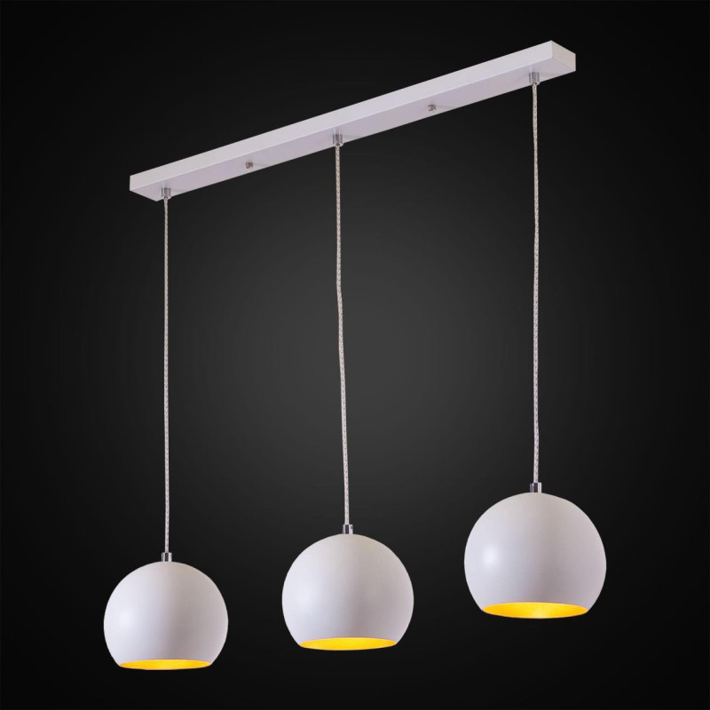 Подвесной светильник Citilux Оми CL945130 белый 3*Е27 диаметр 6 см