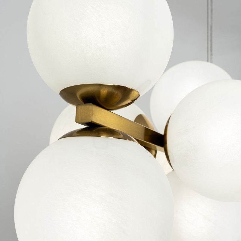 Подвесной светильник 28*125*80/120 см, 18*Е14 MODESTYLE MS.6117.18 BS латунь