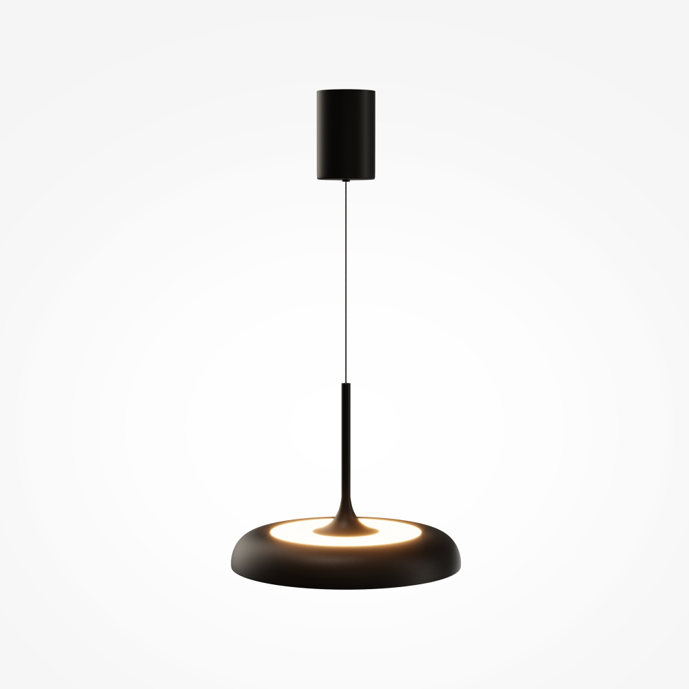 Подвесной светильник 40*48-200 см, *LED*39W, 3000K, Maytoni Gerhard MOD189PL-L39B3K, Черный