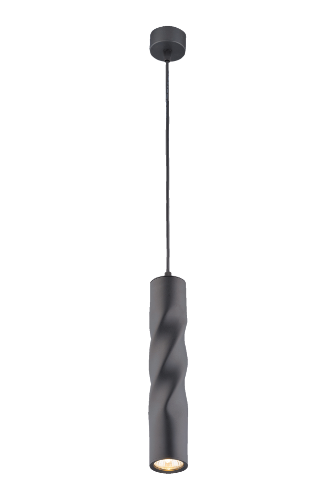 Светильник Ø55 x H300(1400), мм, 1*10W, BLACK (Черный) Rilon 1016B-S BLACK