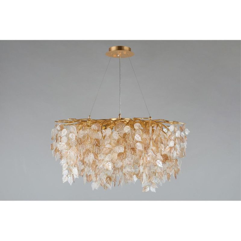 Подвесная люстра 80*80-190 см, 13*G9, 5W, Aployt Rochell APL.850.03.13, золотой