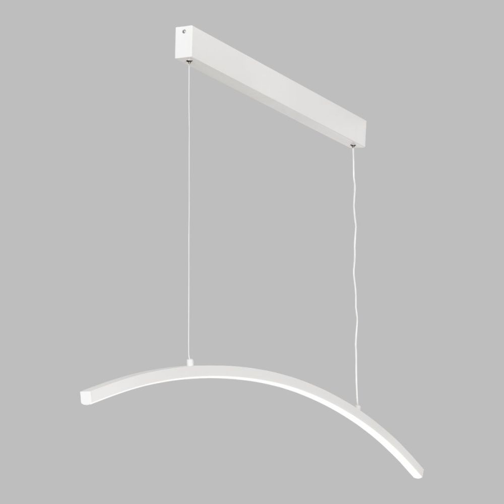 Линейно-подвесной светильник 150 см, 30W, 4000K, Lussole Bradford LSP-7452, белый