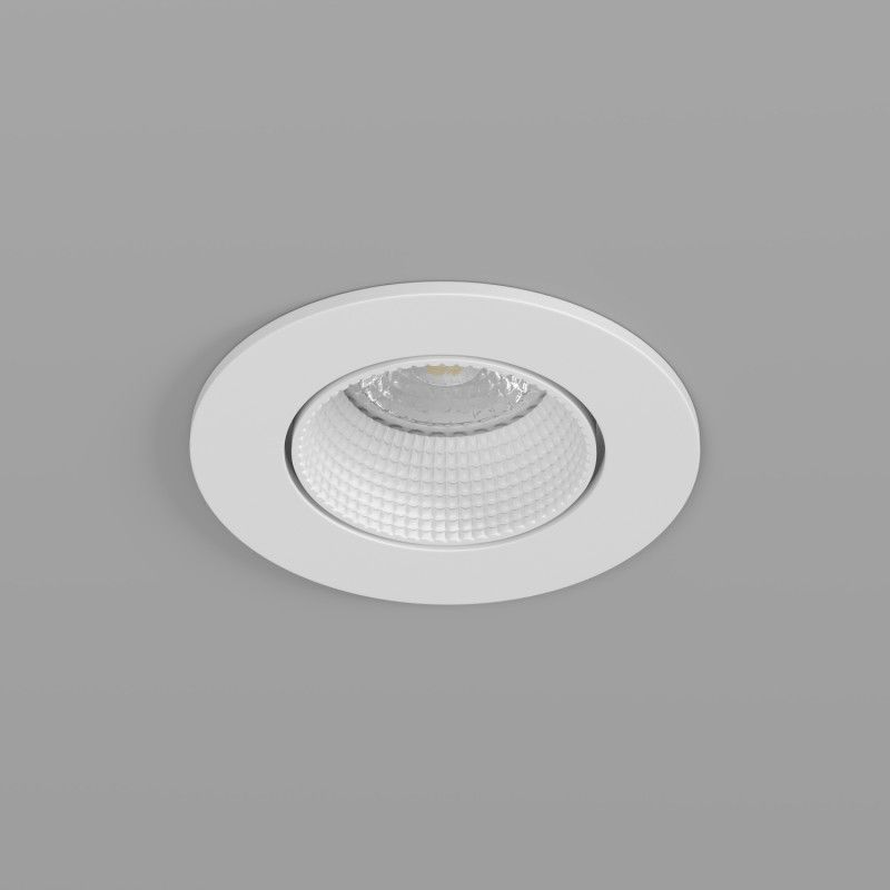 Светильник встраиваемый 9,3*9,3*3,4 см, вр 7,5 см, 1*GU5.3*10W, Denkirs Rodvig DK3061-WH, белый