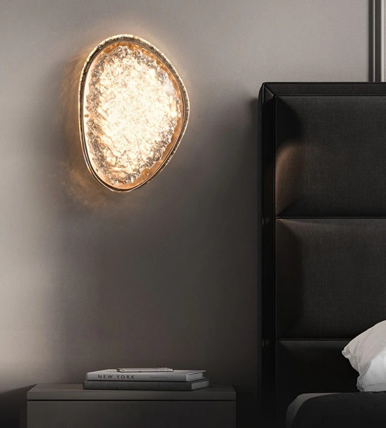 Светильник DZN-11728 ЗОЛОТО + ПРОЗРАЧНЫЙ  D180/H250/1/LED/8W/4500K EVIAN LONG 24-05 VST  24-11