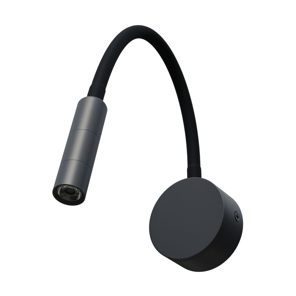 Бра 2,8*6,3*42,1 см, *3W, 3000K, Lightstar Omega 200137, Черный