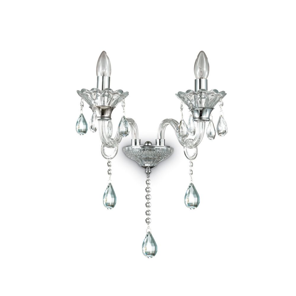 Светильник настенный ideal lux Colossal AP2 макс.2x40Вт Е14 114200.  см