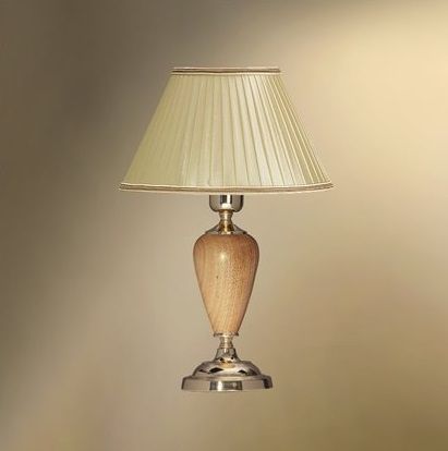 Настольная лампа Good light Старый Арбат 26-12.50/8177 хром/дерево