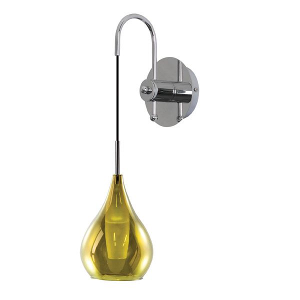 Бра Lightstar Pentola LIG803538 хром,оливковый G9 ширина 13 см