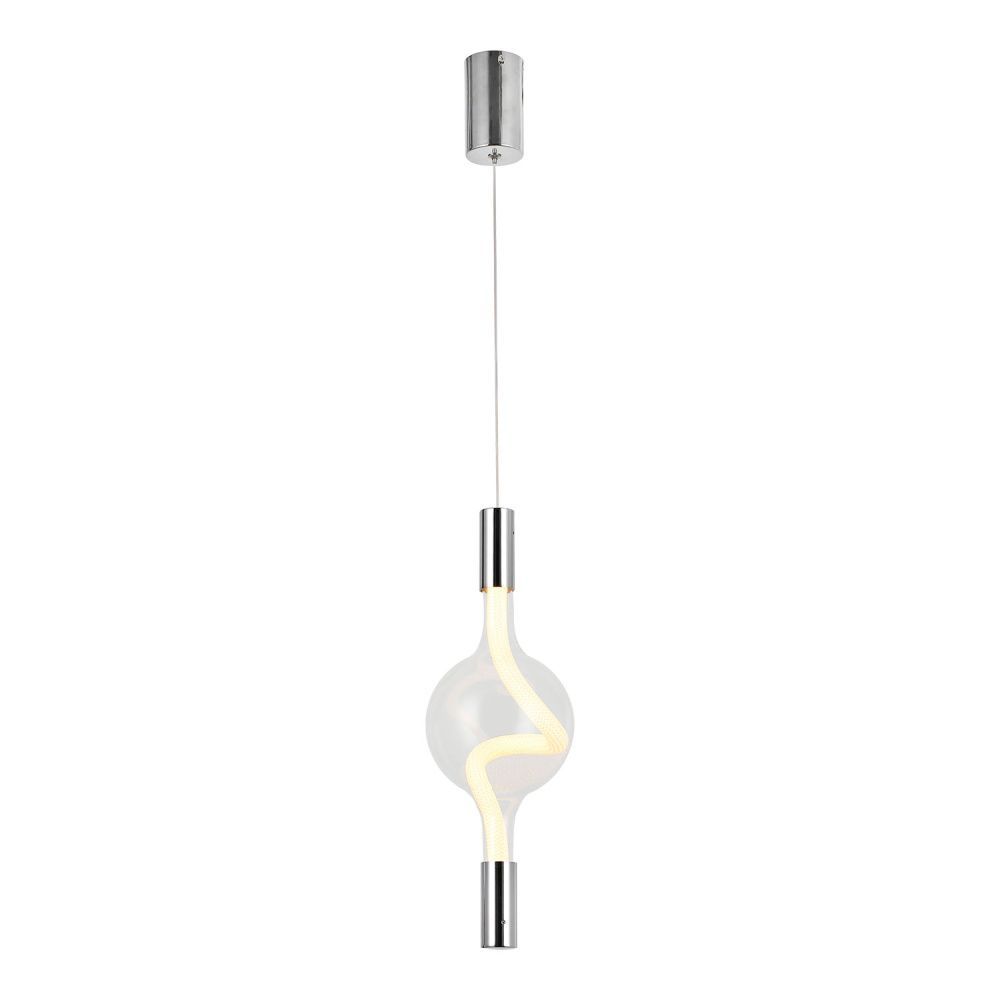 Подвесной светильник *15*50-120 см, 1*LED*12W, 3000K, Lussole  LSP-7489, хром