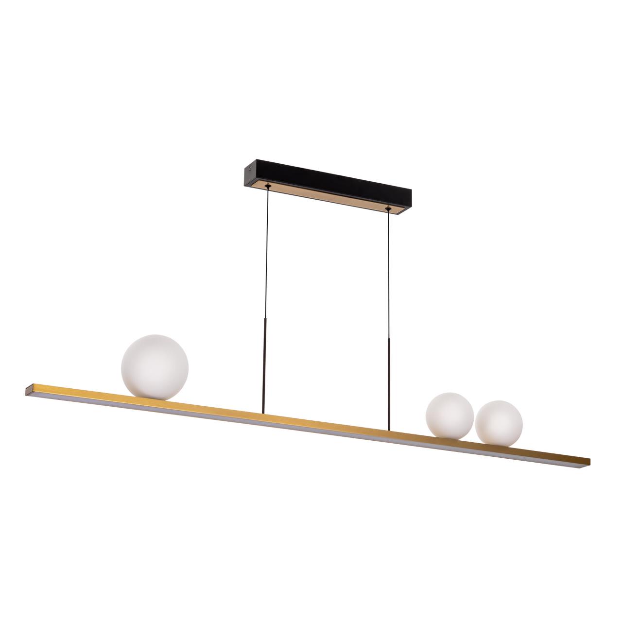Светильник 124 см, G9+LED, 4000K, Citilux GLOB CL209133 LED, черный-бронза