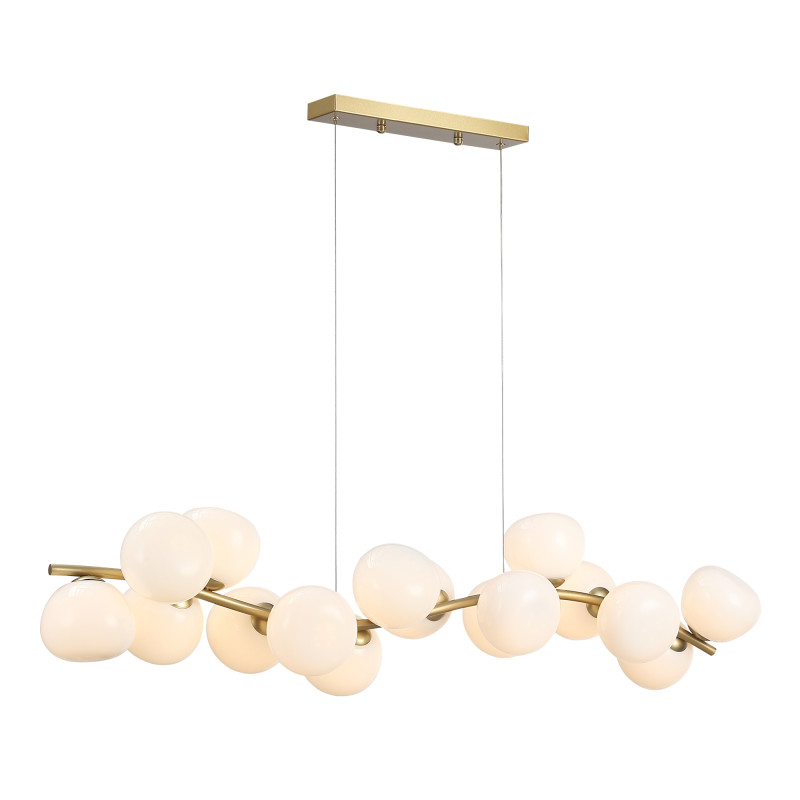 Светильник  подвесной SWEVEN 16*G9*5W 4000K ST LUCE SL1519.303.16 латунь