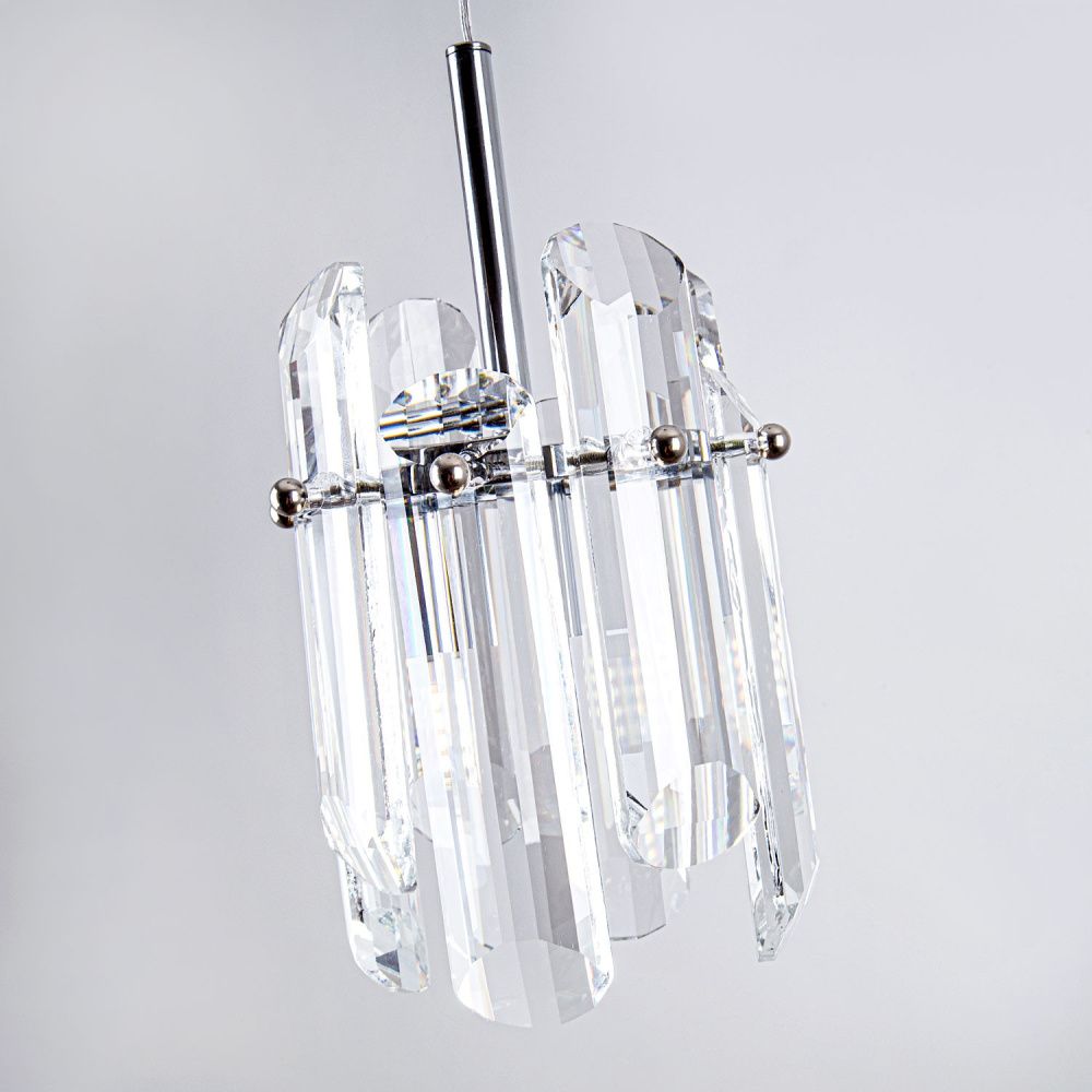 Подвесной светильник 13*13*200 см, G9 1xG9W, 4000K, Хром MODELUX ML.89038.1 CR