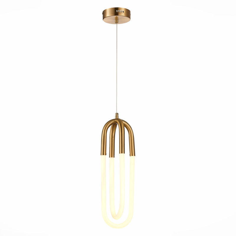 Подвес 14 см, 28W 3000K ST LUCE MOFISTO SL1579.303.02 Латунь