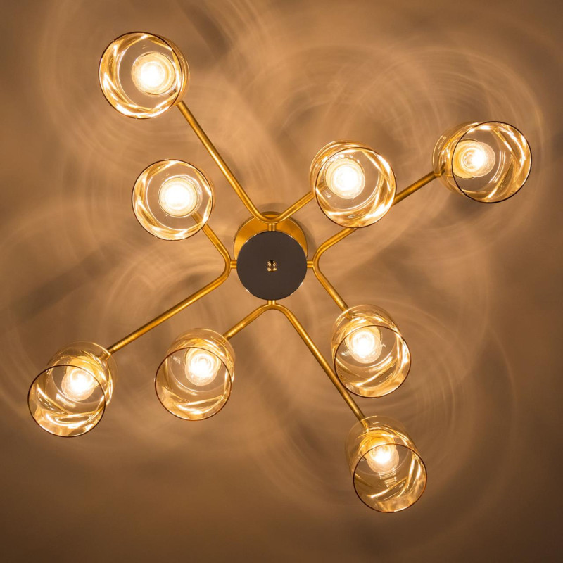 Люстра 70 см Citilux Клод CL137182 золото