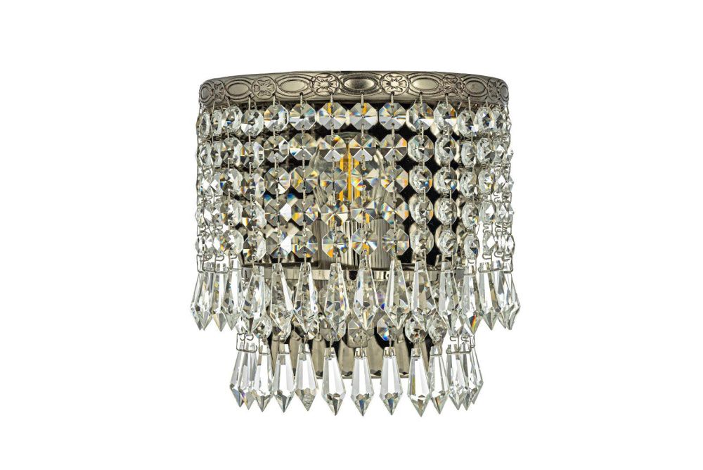 Бра *18*20 см, 1*E27*60W, Arti Lampadari Nonna Nickel Nonna E 2.10.501 N, Матовый никель