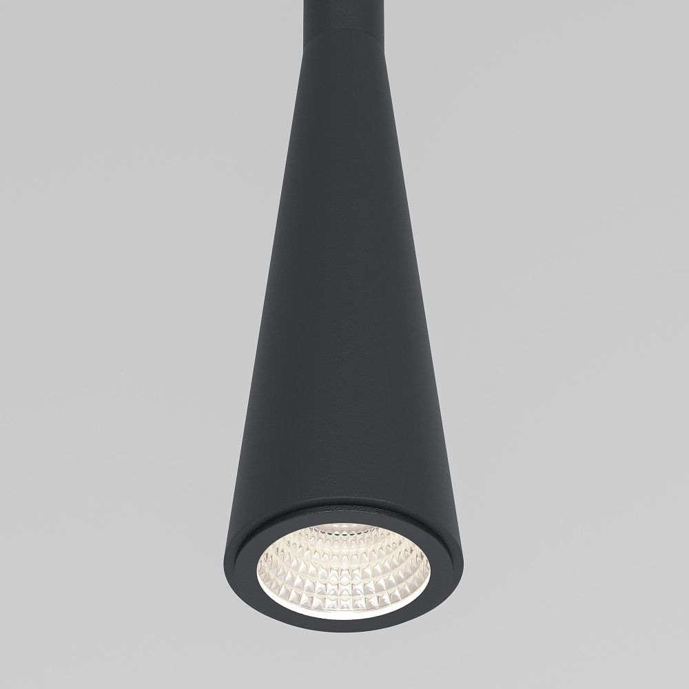 Подвесной акцентный светильник 6*6*140 см, LED, 7W, 4000K, Elektrostandard Vist 50312 LED, черный