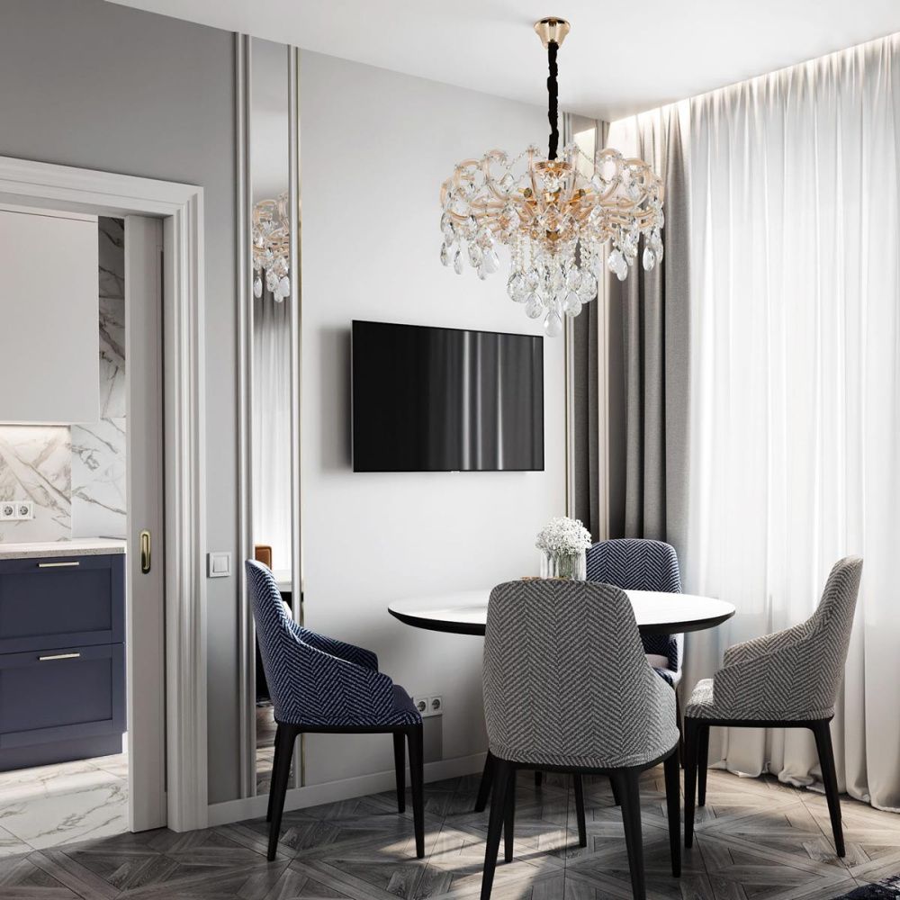 Подвесная люстра 64*64*96 см, Е14 8x40W, Золото, Янтарный MODELUX premium ML.7001.8P