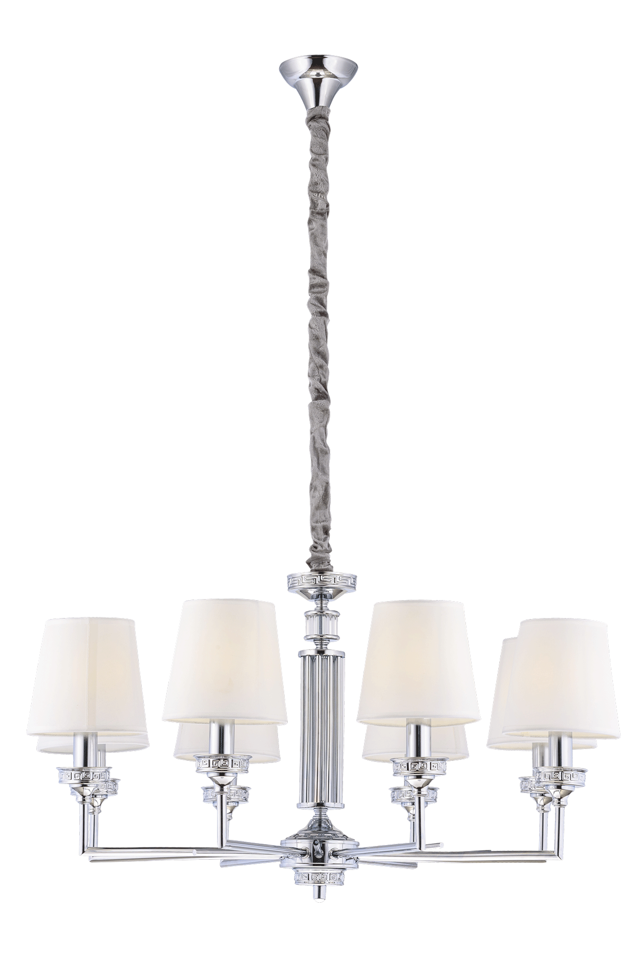 Люстра  800*410-1000, 8*E14, 40W NewRgy Модерн 8906/8CR CHROME, Хром