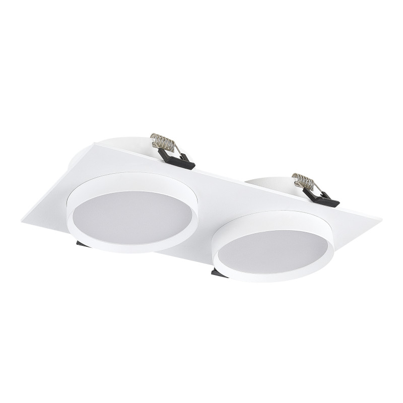 Встраиваемый светильник 20*10,9*4,3 см, 2*GX53, 50W, ST-Luce  ST258.508.02 белый