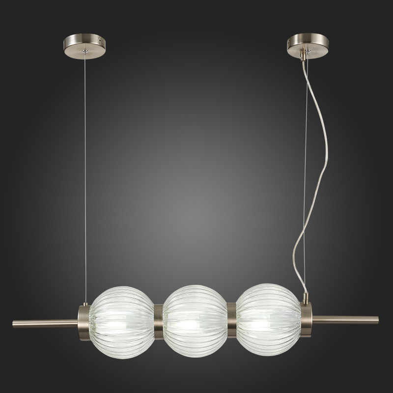 Светильник подвесной 83*17 см, 120W, ST LUCE MARENA SL1155.113.03 Никель
