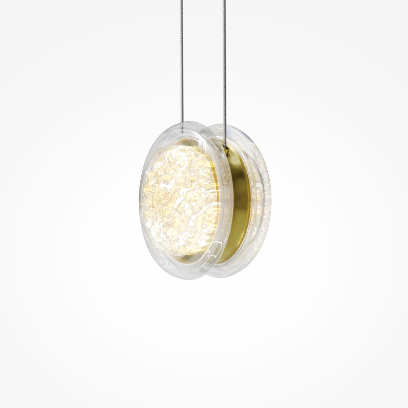 Подвесной светильник 12,6*12*316 см, LED, 3000К, Maytoni Pharao MOD361PL-L7BS3K латунный