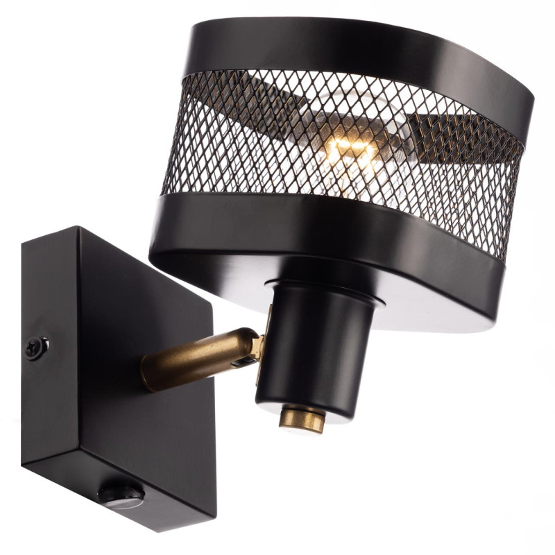 Светильник настенно-потолочный 10*14 см, 1*Е14 Citilux CL531515 Хаген Черный 