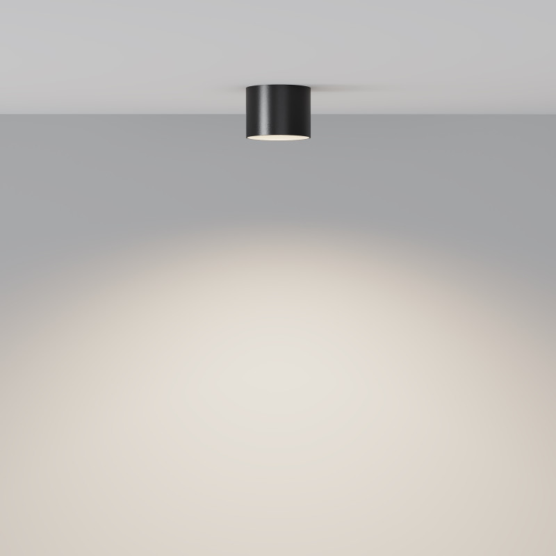 Накладной светильник 8,5*8,5*6,5 см, 1*GX53, 15W, Maytoni Technical GLAM C096CL-GX53-B черный