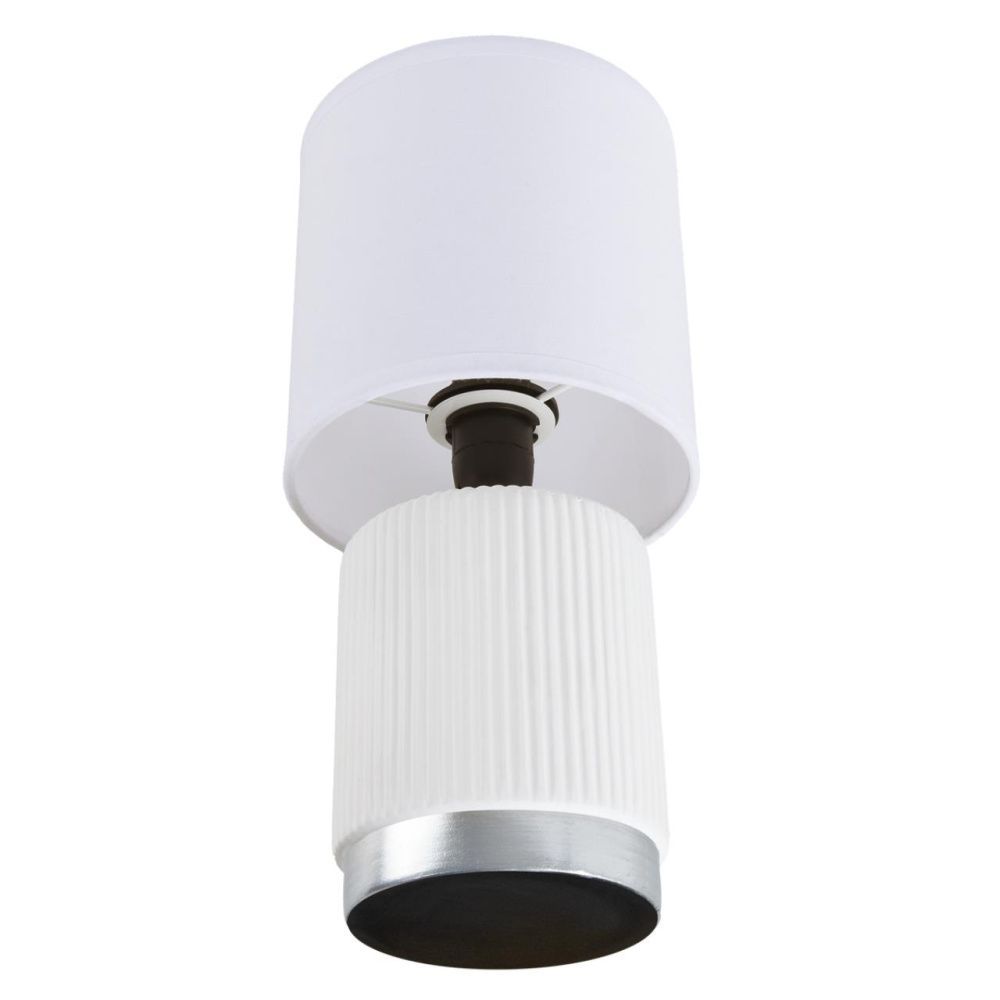 ПОДАРОК ПРИ ЗАКАЗЕ ОТ 30 000 руб, стоимость 1 460 руб - Настольная лампа 13*13*27 см, 1*E14*40W, белый