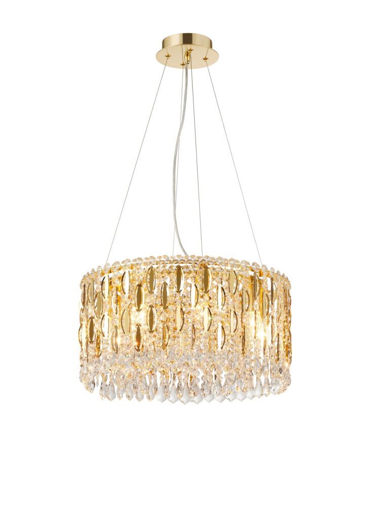 M27-ф500*H250 H GOLD Люстра NW 8*40W (320W)*E14, Ø500 x H250 (1000), NewRgy H GOLD (Золото)