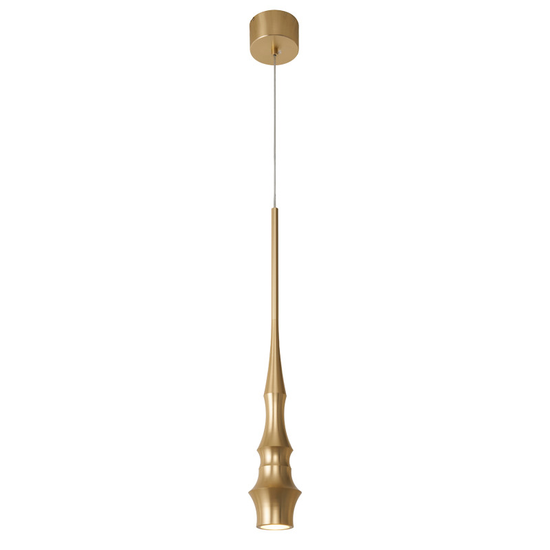 Подвесной светильник 8*180 см, LED, 6W, 4000К, Favourite Ipsam 4329-1P латунный