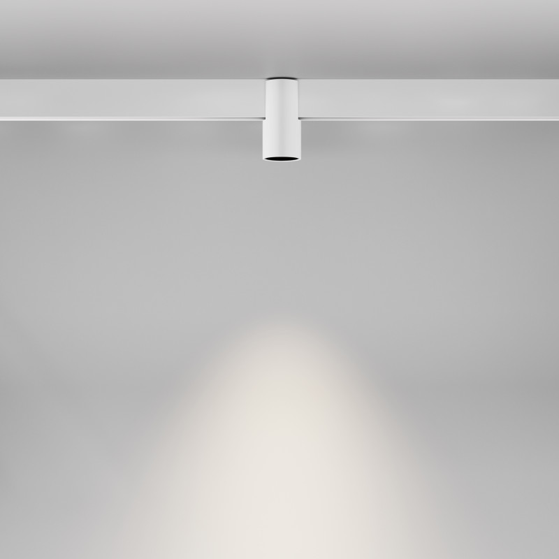 Светильник на шине 5,3*5,3*10,4 см, LED, 7W, 4000К, Maytoni Technical ALFA TR122-2-7W4K-W белый