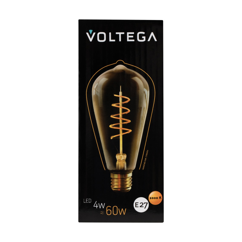 7077 Лампа светодиодная диммируемая Voltega Loft LED 4W 300Lm 2000K E27