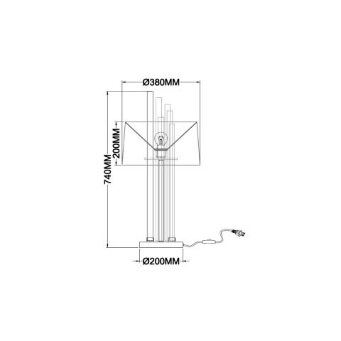 Настольная лампа Vele Luce Notte VL1314N01 золото