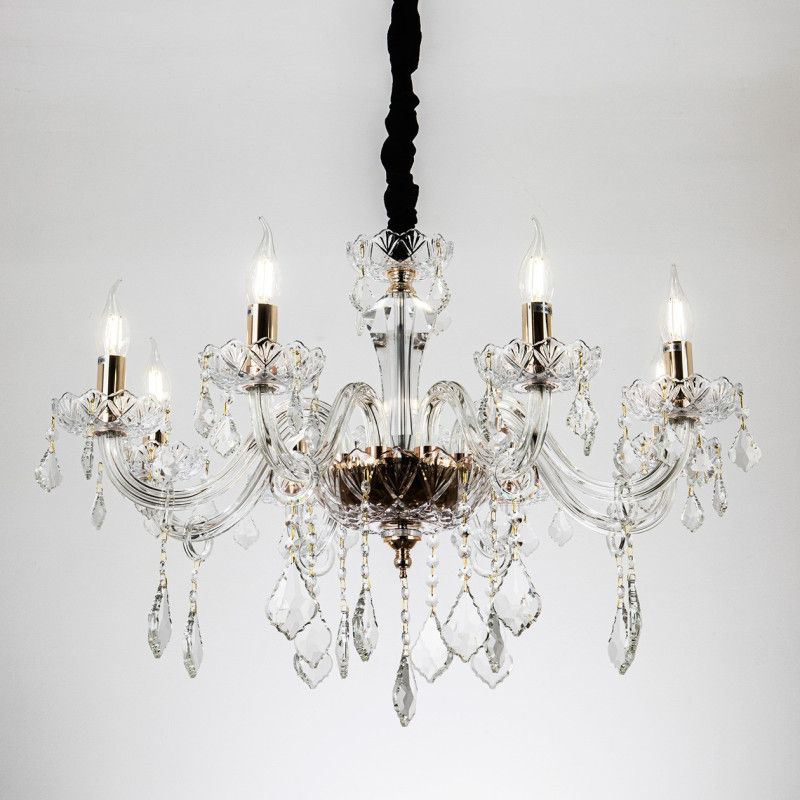 Подвесная люстра 75*75*115 см, Е14 8x40W, , Золото MODELUX premium ML.7151.8P