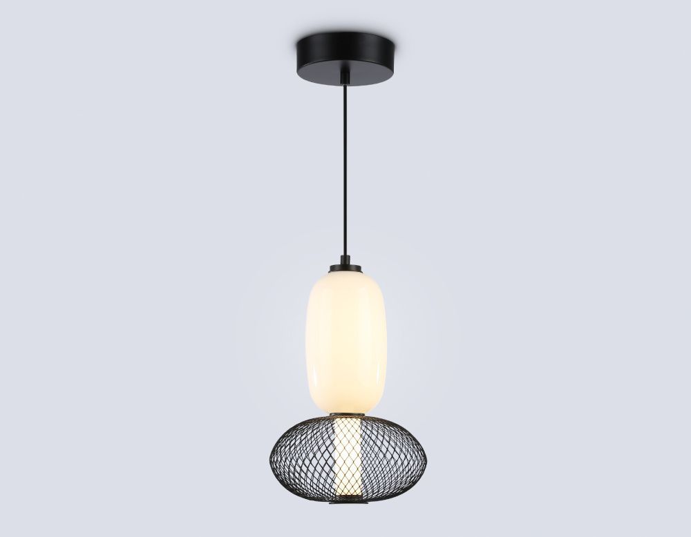 Подвесной светодиодный светильник **35- см, **W, 3000K, Ambrella Light High Light LH11007, черный