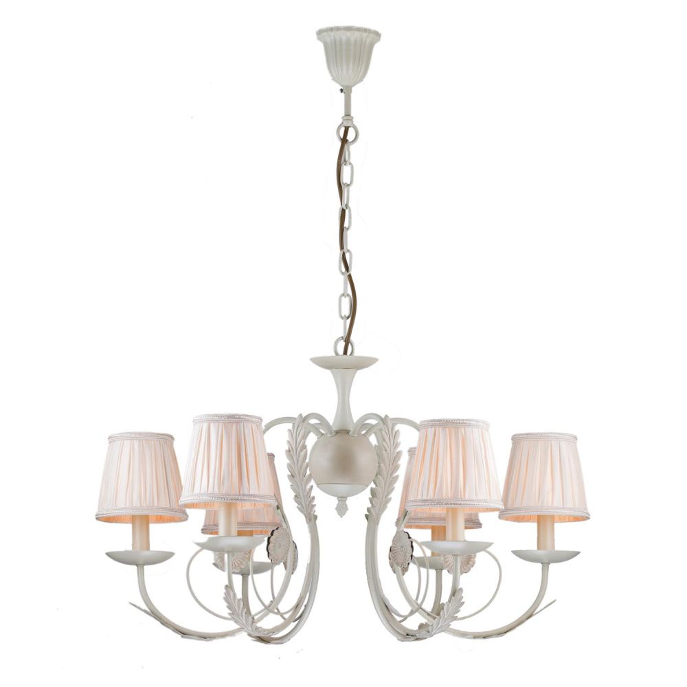 Люстра *66*50 см, 6*E14*40W, Arti Lampadari Vittorio Vittorio E 1.1.6 WG, Белый