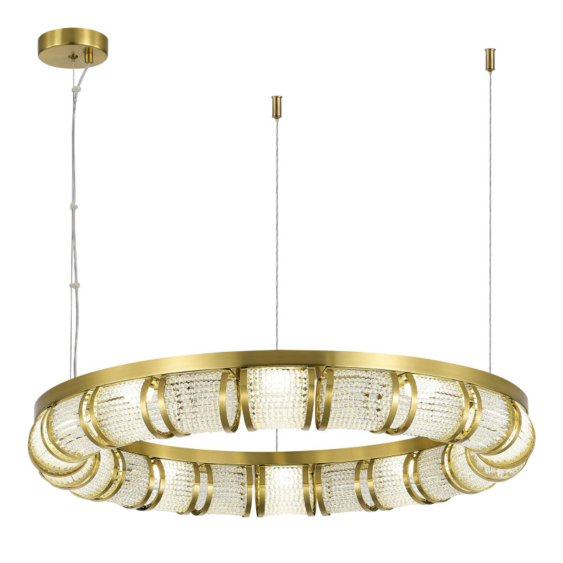 Светильник 80 см, 50W, 3000K, ST Luce Esme SL6011.303.01, латунь
