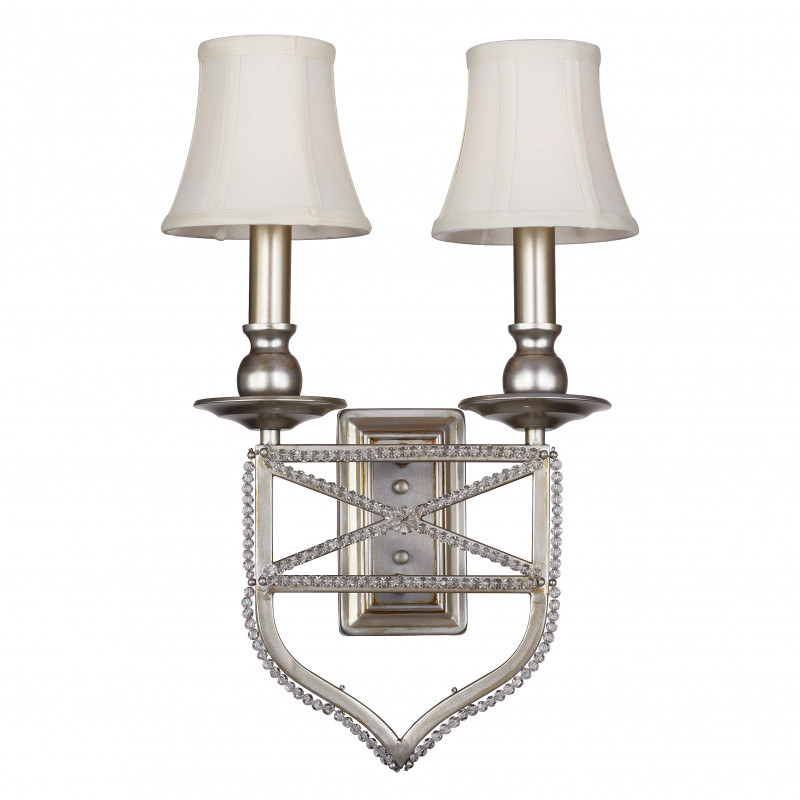 Бра Favourite Marquise 1921-2W, D100*W290*H500, серебряный