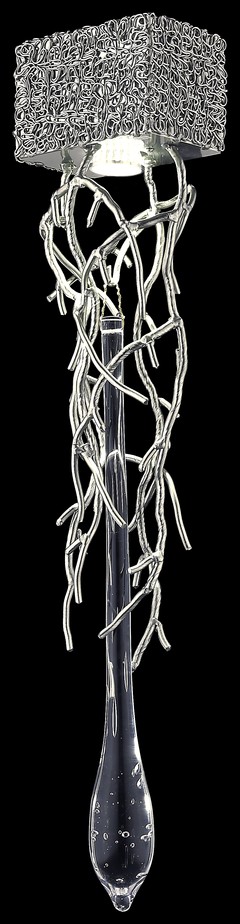 Светильник настенный Wertmark Divina WE186.01.201, 10*16 см, матовый никель