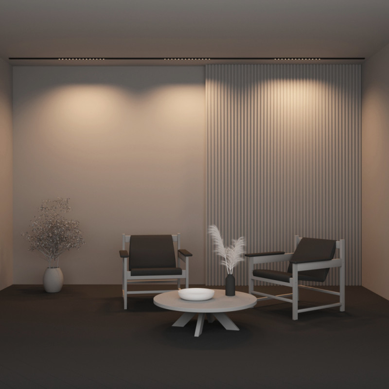 Светильник на шине 62*1,4*4539,2 см, LED, 24W, 3000-6000К, Maytoni Technical Points TR174-1-24WTW-M-B черный