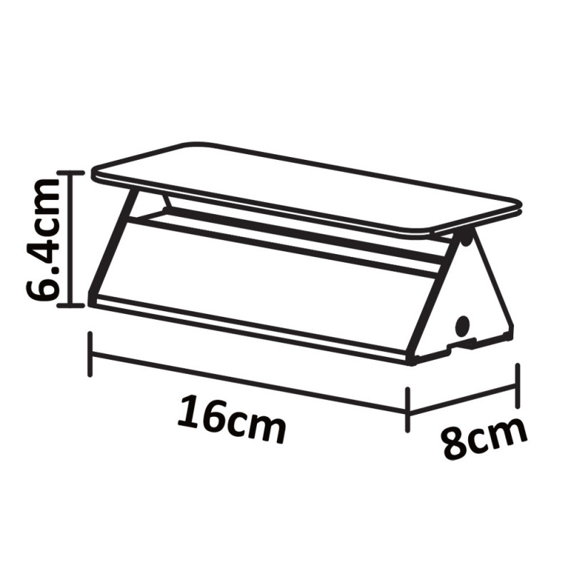 Бра 16*6,5*8 см, 5W, 3000K, Arte Lamp A6164AP-1WH белый/хром
