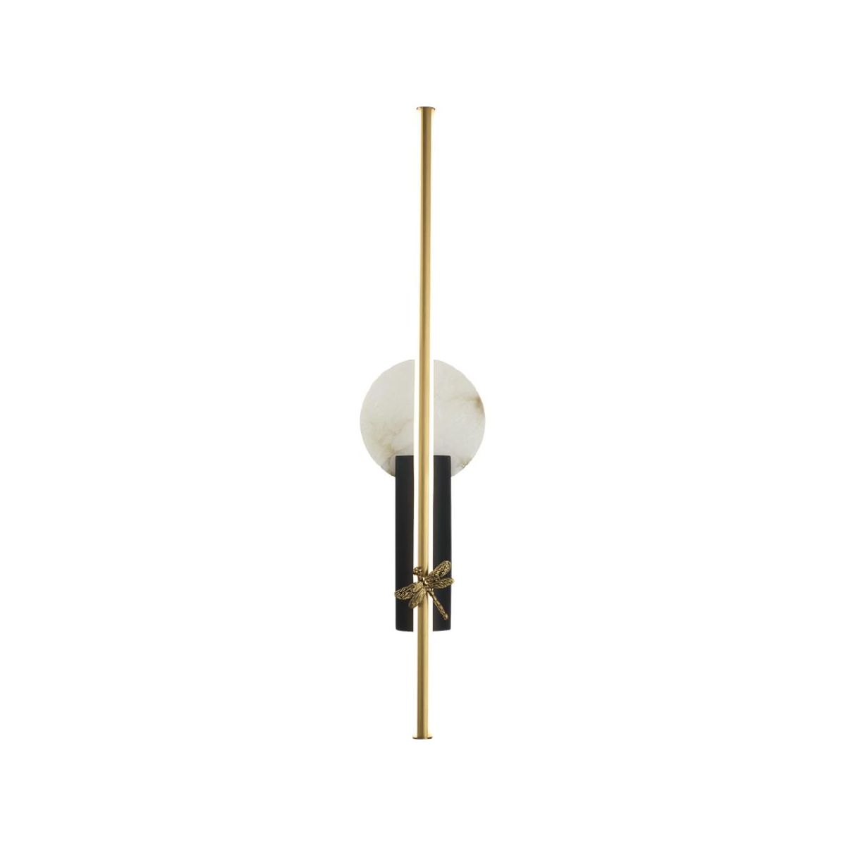 Настенный светильник 66 см, 18W, 3000K, Odeon Light L-vision Strekoza 5413/18WL, черный-бронза