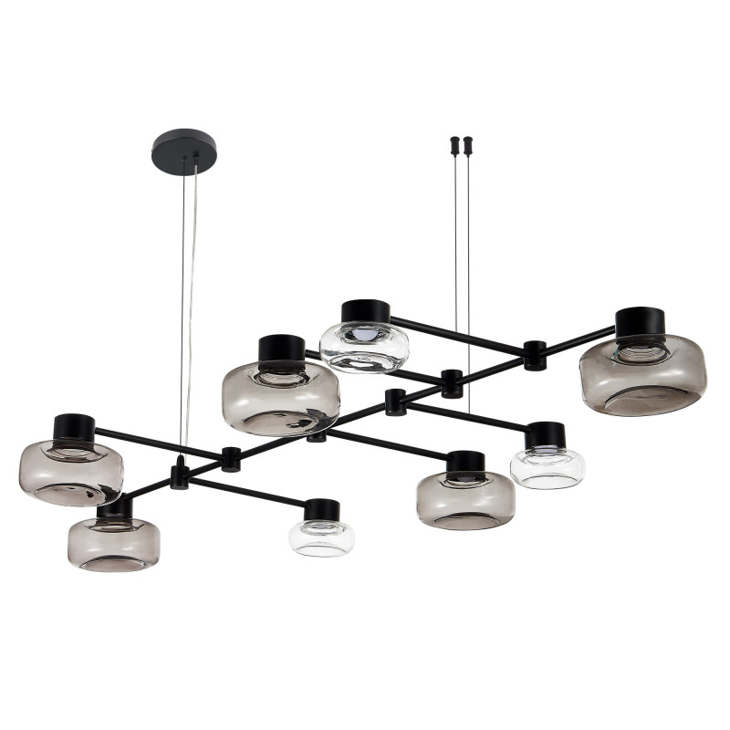 Светильник подвесной 138*70 см, 24W 3000K ST LUCE VALLO SL6005.403.08 Черный