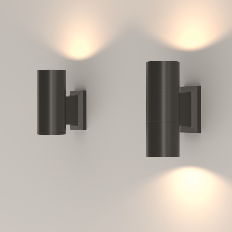 Уличный настенный светильник Maytoni Bowery  O574WL-01B, черный/матовый