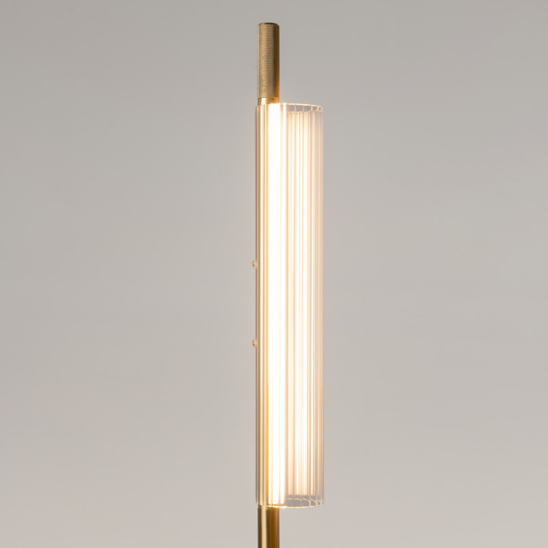 Настольная лампа 15*15*50 см, LED, 3000К, Maytoni Loom MOD258TL-L8BS3K латунный