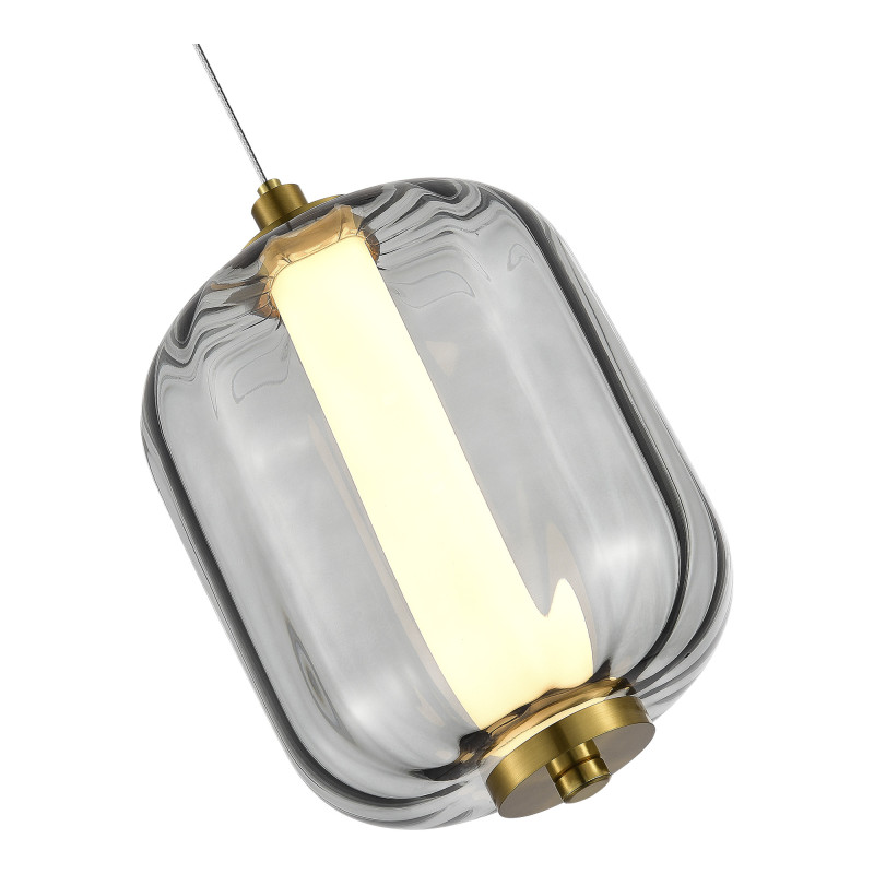 Подвес 16,5*18,5/200 см, 1*LED*11W 3000K ST LUCE Summer SL1193.313.01 латунь